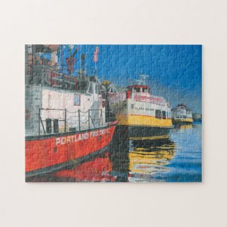 Fireboat painting puzzle